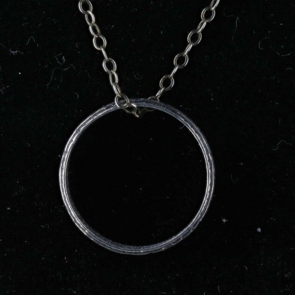Antique Baby's ring, 16 in chain, 925